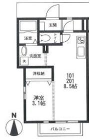 フォレスト蔵の間取り画像