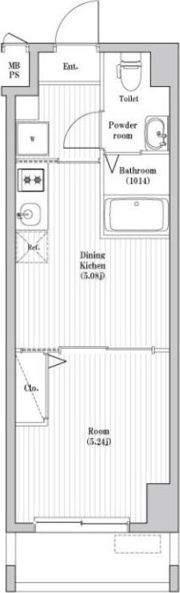 ペアパレス六町2号館の間取り画像