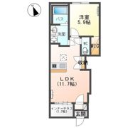 仮）土浦市乙戸新築アパートの間取り画像