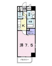 パールドゥN 府中の間取り画像
