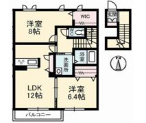 パーシモンの間取り画像