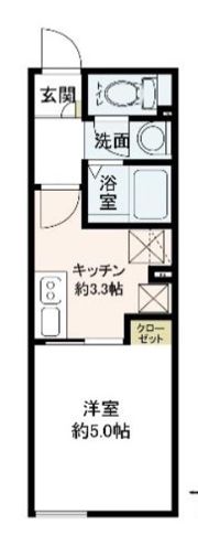 エスメラルダ日暮里の間取り画像