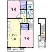 アルカンシエル Aの間取り画像