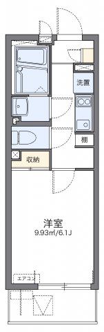 レオネクストHANAWADAの間取り画像