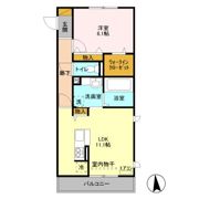ゼピュロス学園の森 Kの間取り画像