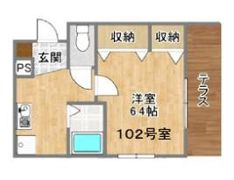 カワセマンションの間取り画像