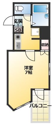 メルベージュMRMの間取り画像