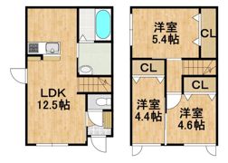 Villa Bonjour Ⅱの間取り画像