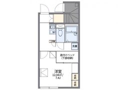 レオパレス昴555Eの間取り画像