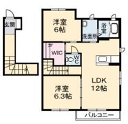 グランドメゾン仲 壱番館の間取り画像