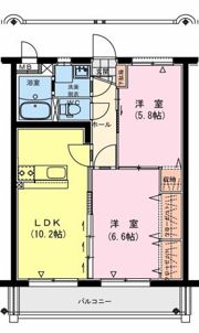 フレシール原町の間取り画像