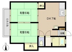 メグミハイツの間取り画像
