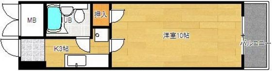 ハイネス横川の間取り画像