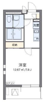 クレイノホーガ スターの間取り画像