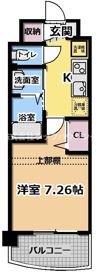 Luxe門真の間取り画像
