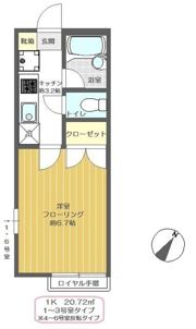 ブリリアント・アイⅢの間取り画像