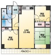 ヴィラコーヨーの間取り画像