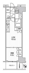 WORVE横浜伊勢佐木町の間取り画像