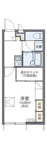 レオパレスMURAKAMIの間取り画像