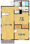 プチメゾン茶屋町Iの間取り画像