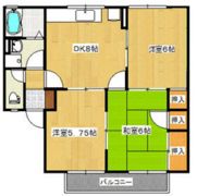 セジュール行友Ⅰの間取り画像