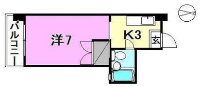 束本マンションの間取り画像