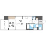 シーズンフラッツ中崎の間取り画像