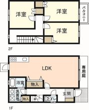 アンソレイエⅡの間取り画像