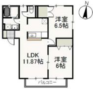 リジョイスタウン Cの間取り画像