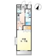 敬愛ハイツBの間取り画像