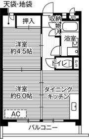 ビレッジハウス向台タワー1号棟の間取り画像