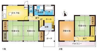 深谷市針ヶ谷戸建の間取り画像
