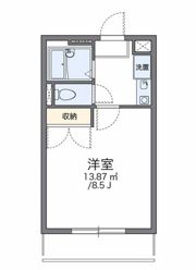 レオパレスフォレスト中井の間取り画像