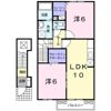 ラブリーBの間取り画像