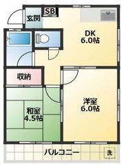 シャトレー富士の間取り画像