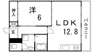 クイーンズハイツ名倉の間取り画像