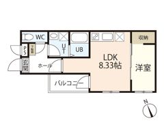 セブンプロート江波本町Ⅱの間取り画像