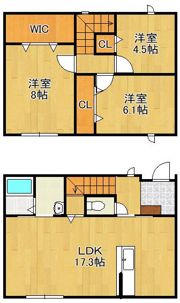 サンラプロ葛原本町 B棟の間取り画像