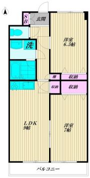 ファミネス天神山の間取り画像