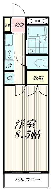 エンジェルス守屋の間取り画像