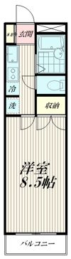 エンジェルス守屋の間取り画像