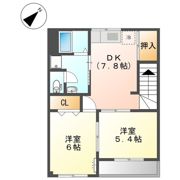 サンハイツ山ノ手の間取り画像