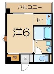 セントラル深田の間取り画像