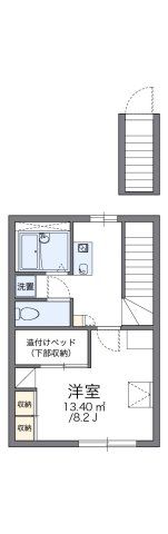 レオパレスK．グランスペランザの間取り画像