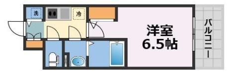 エスリード難波AGREAの間取り画像