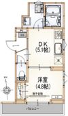 ジュネス竹町の間取り画像