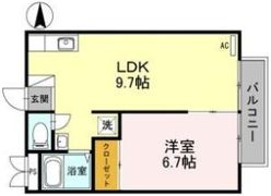 松下ハイツの間取り画像