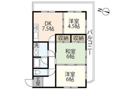 プログレス利松の間取り画像