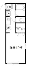 KポートⅡの間取り画像