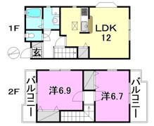 アヴェニール・Uの間取り画像